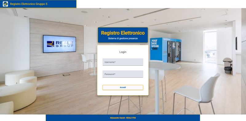 Pagina di Login